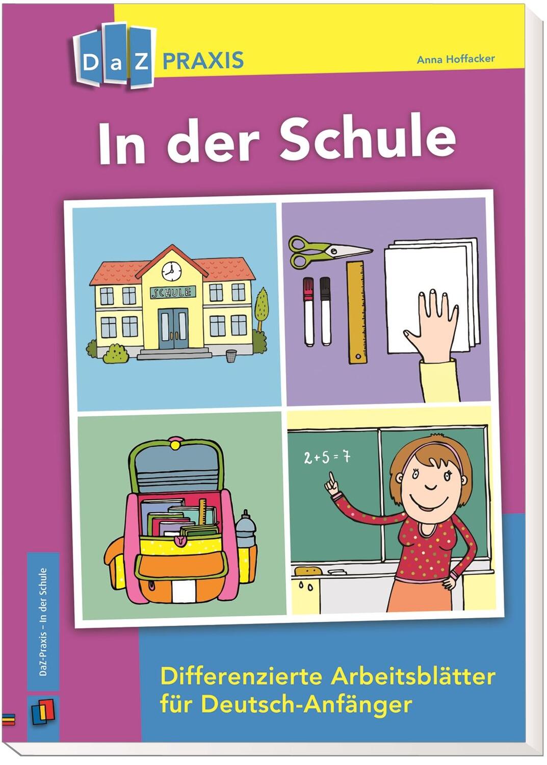 Bild: 9783834631985 | In der Schule - Differenzierte Arbeitsblätter für Deutsch-Anfänger