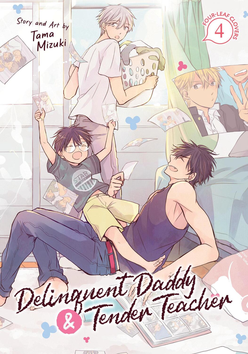 Cover: 9798888434604 | Delinquent Daddy and Tender Teacher Vol. 4: Four-Leaf Clovers | Mizuki