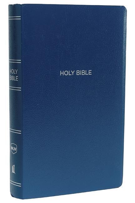 Cover: 9780718075156 | NKJV, Gift and Award Bible, Leather-Look, Blue, Red Letter Edition