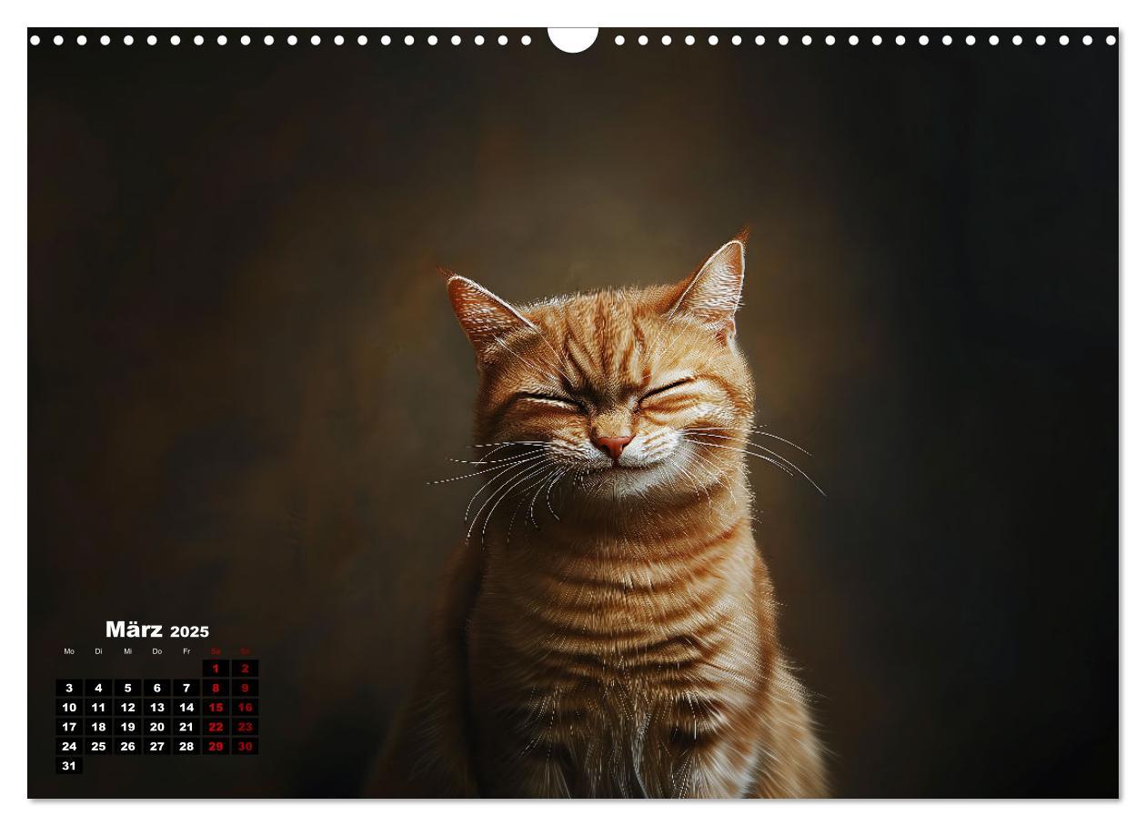 Bild: 9783457202005 | Auch Katzen lachen gern (Wandkalender 2025 DIN A3 quer), CALVENDO...