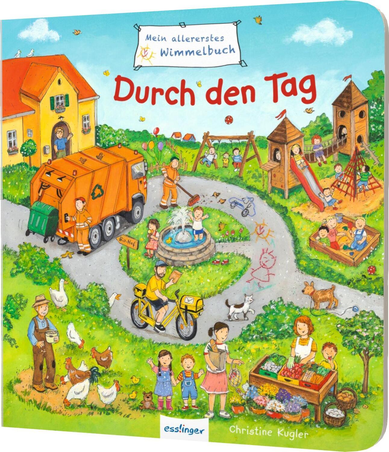 Cover: 9783480233007 | Mein allererstes Wimmelbuch: Durch den Tag | Sibylle Schumann | Buch
