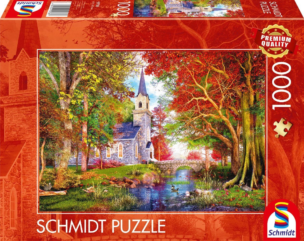 Cover: 4001504597887 | Kapelle im Herbstzauber | Spiel | Schachtel | 59788 | 2024 | Schmidt