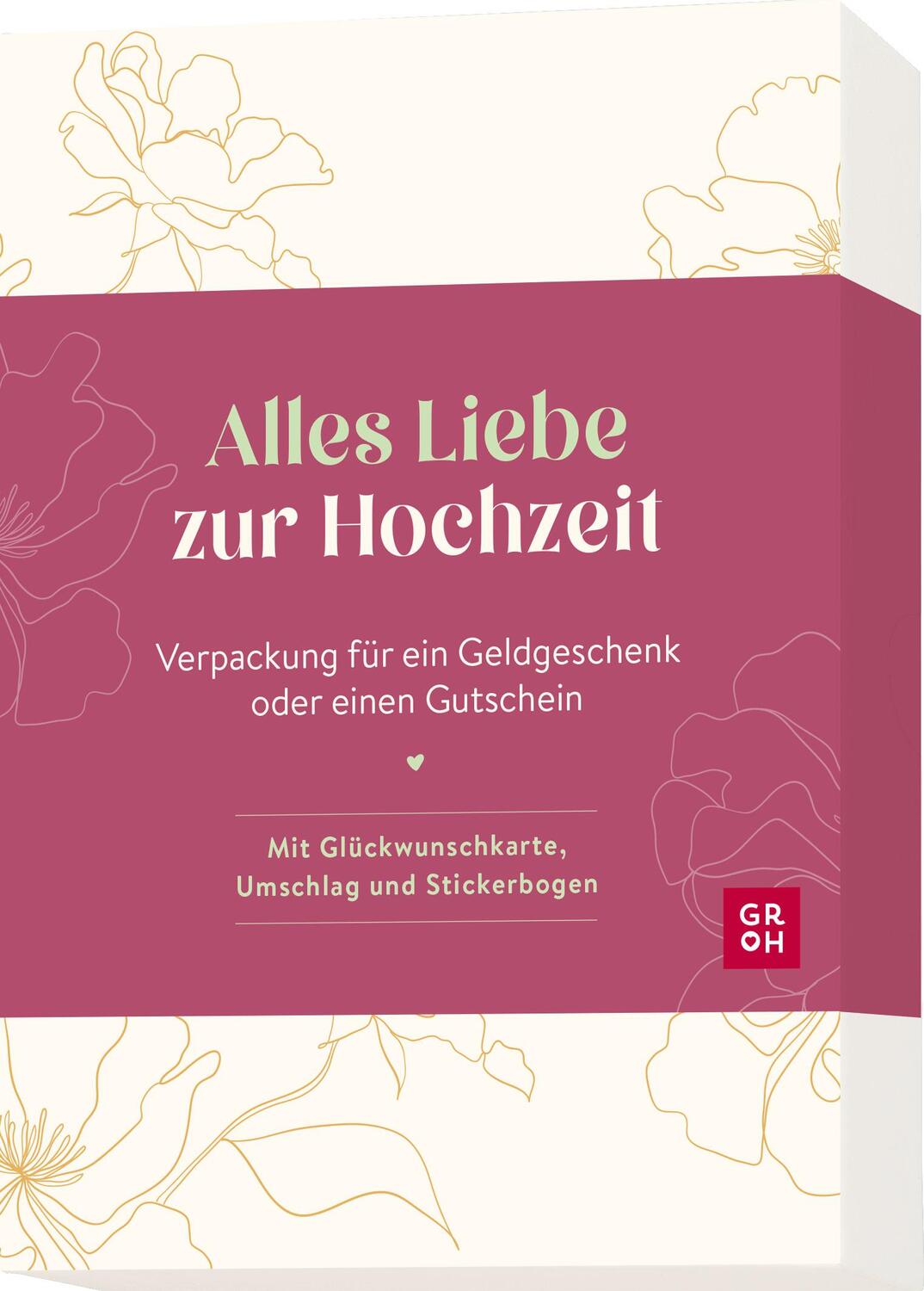 Cover: 4036442011249 | Alles Liebe zur Hochzeit | Groh Verlag | Box | 3 S. | Deutsch | 2023