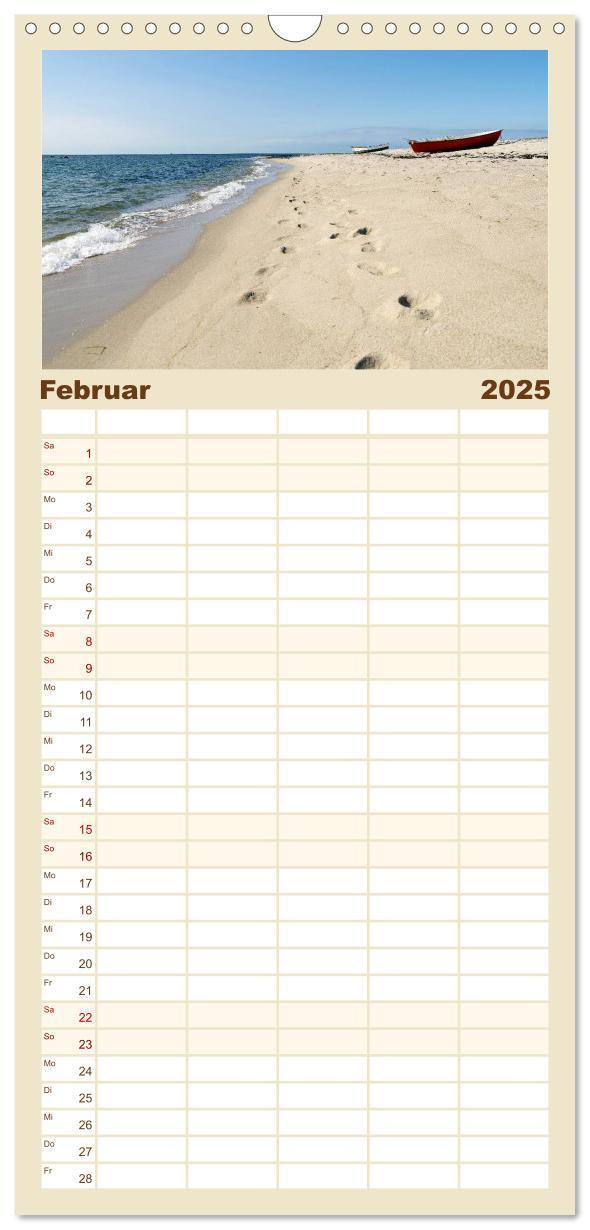 Bild: 9783457122532 | Familienplaner 2025 - Rügen PUR mit 5 Spalten (Wandkalender, 21 x...