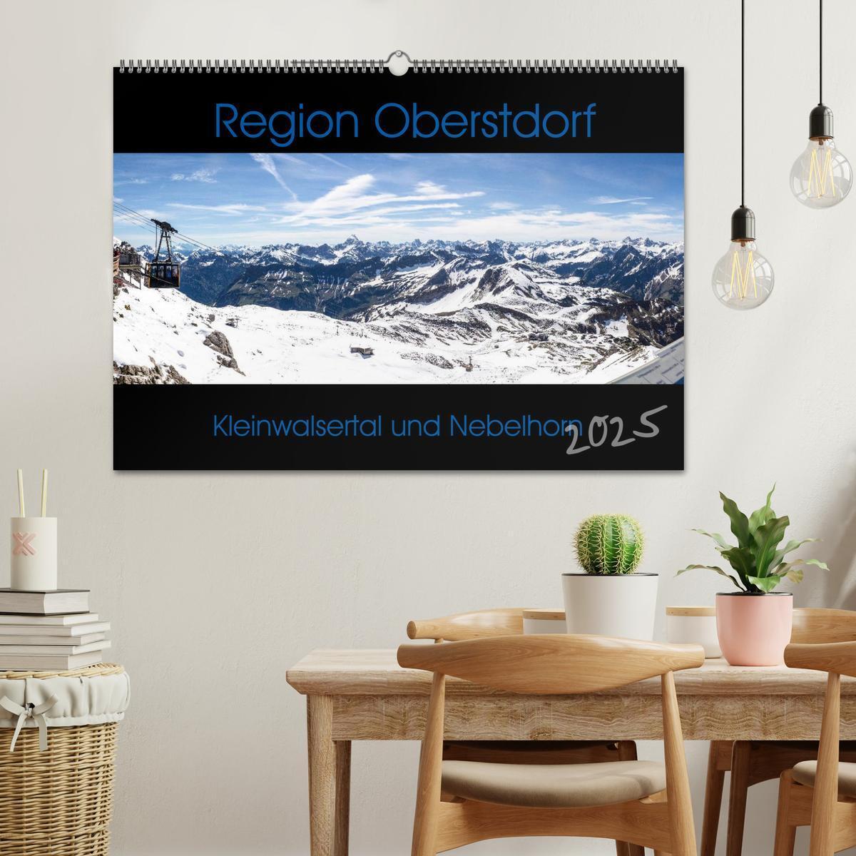 Bild: 9783435606054 | Region Oberstdorf - Kleinwalsertal und Nebelhorn (Wandkalender 2025...