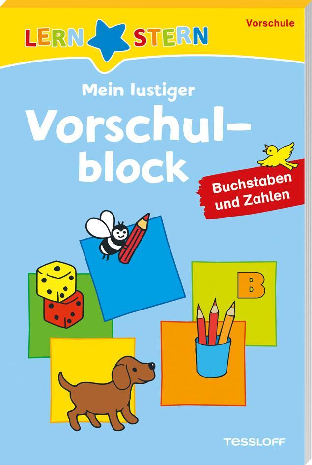 Cover: 9783788626327 | Lernstern: Mein lustiger Vorschulblock. Buchstaben und Zahlen ab 4...