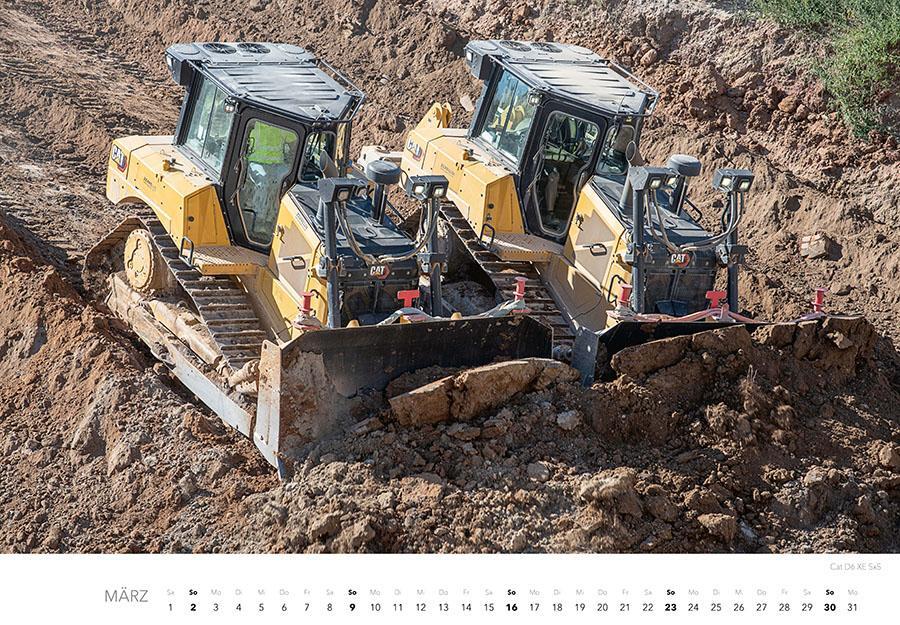 Bild: 9783966648073 | Baumaschinen Kalender 2025 | Thomas Wilk | Kalender | 14 S. | Deutsch