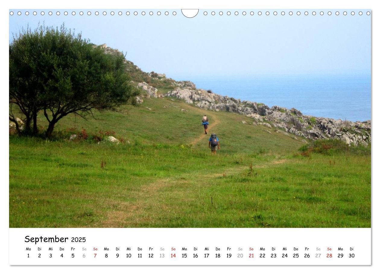 Bild: 9783435636129 | Camino del norte - Küstenweg (Wandkalender 2025 DIN A3 quer),...