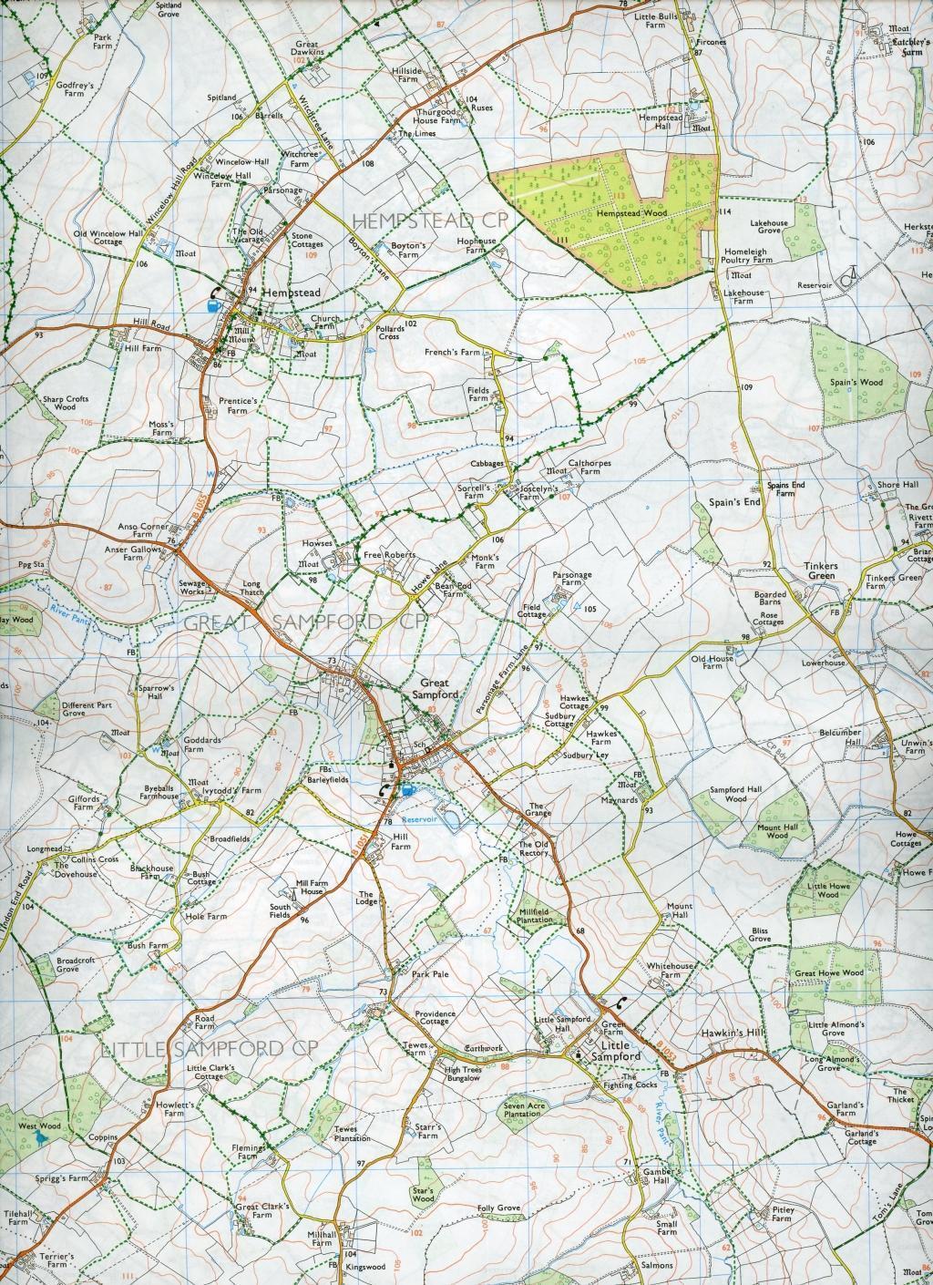 Bild: 9780319243886 | Braintree and Saffron Walden | Ordnance Survey | (Land-)Karte | 2015