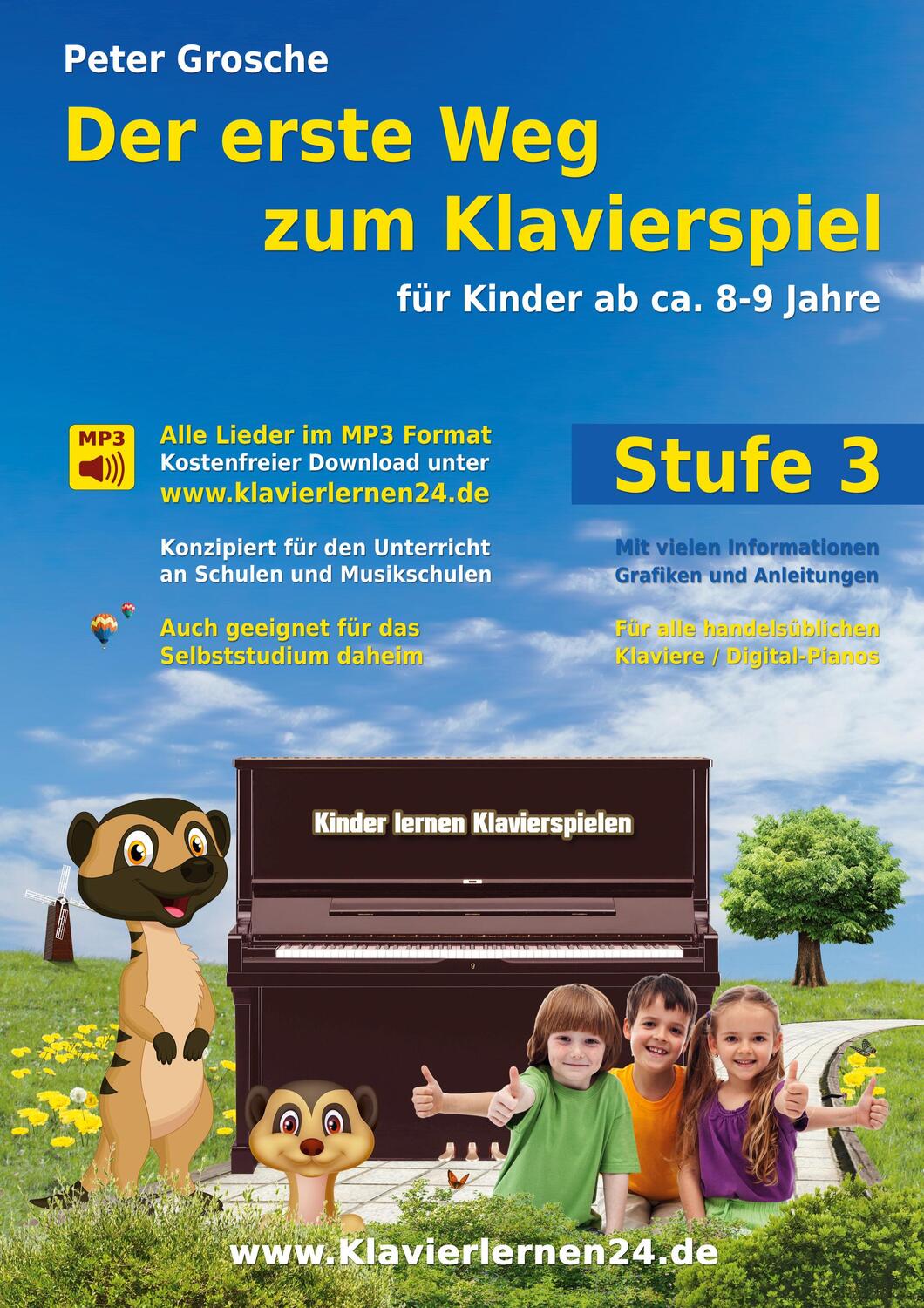 Cover: 9783735781123 | Der erste Weg zum Klavierspiel (Stufe 3) | Peter Grosche | Taschenbuch
