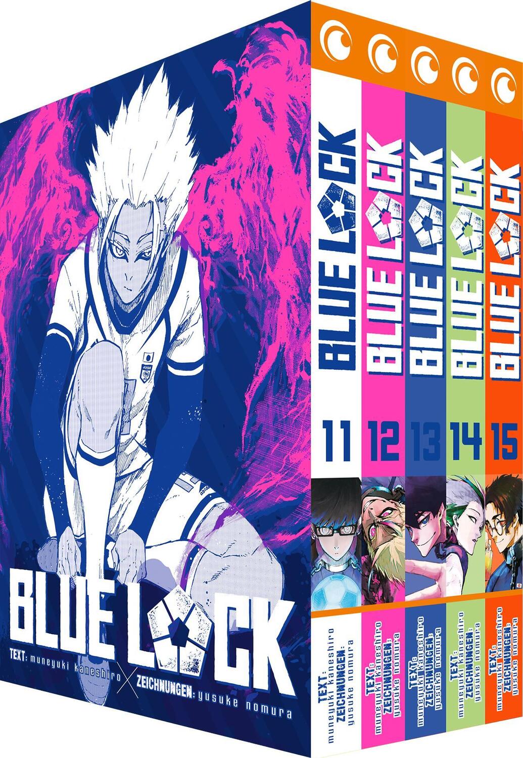 Cover: 9782889516230 | Blue Lock - Band 11-15 im Sammelschuber | Yusuke Nomura | Taschenbuch