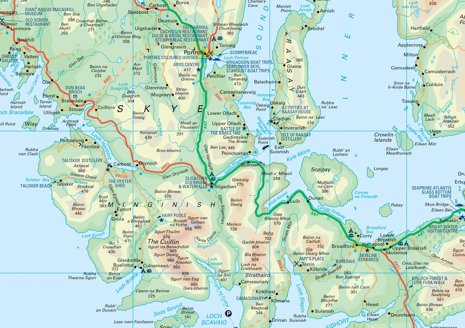 Bild: 9780008492595 | Skye Pocket Map | The Perfect Way to Explore Skye | Collins Maps