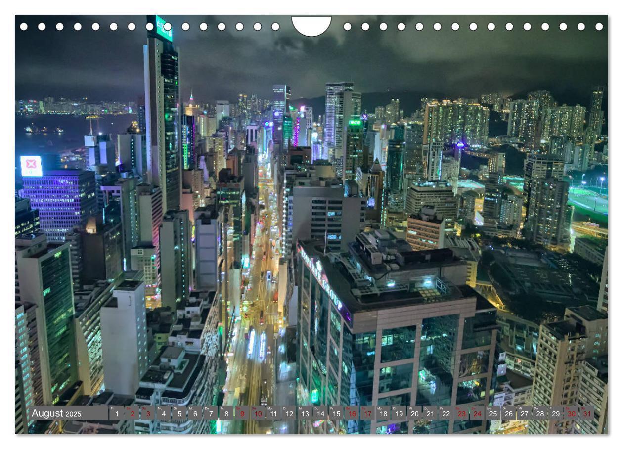 Bild: 9783435128938 | Hong Kong Citylights (Wandkalender 2025 DIN A4 quer), CALVENDO...