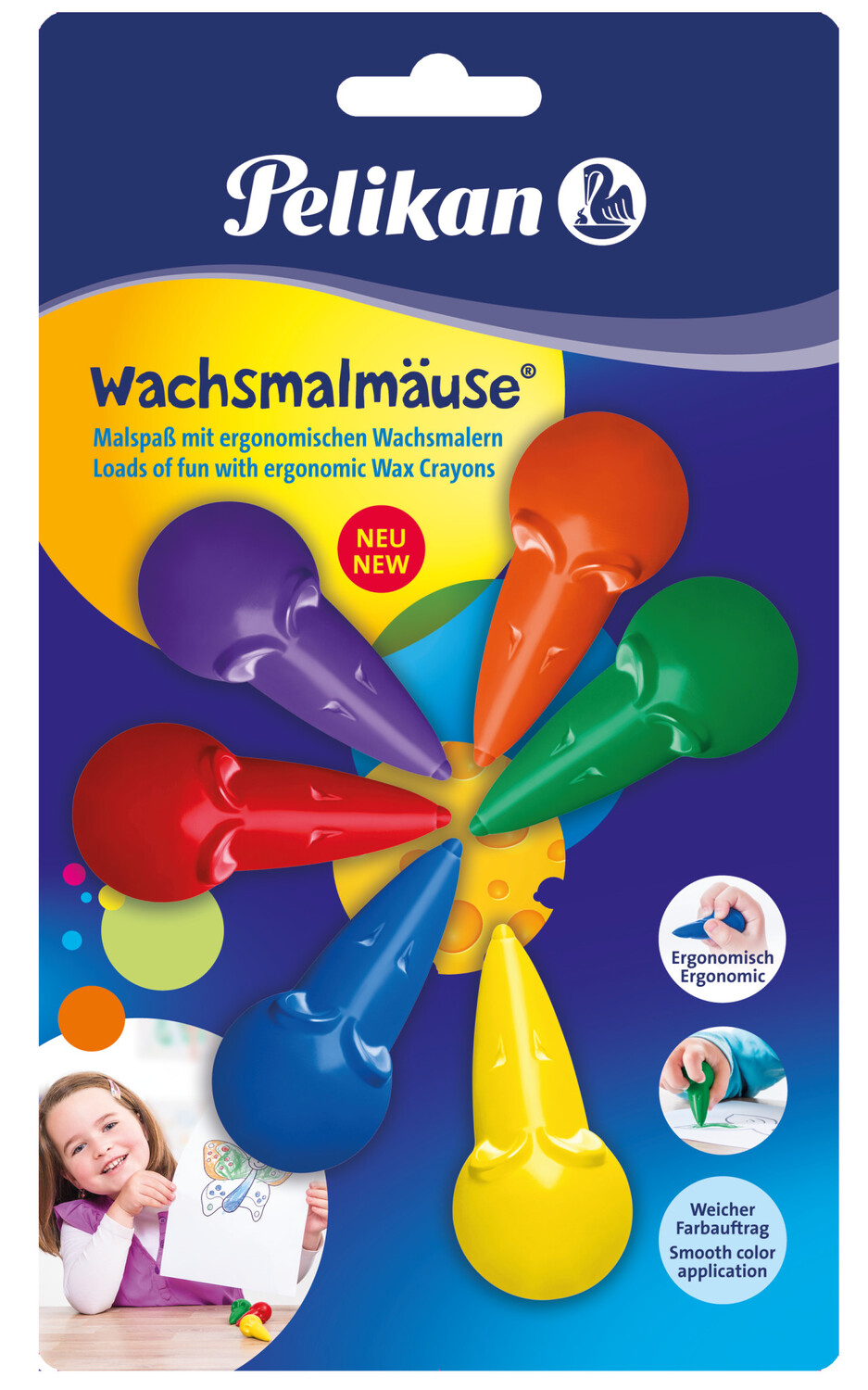 Cover: 4012700803320 | Pelikan Wachsmalstifte Wachsmalmäuse, 6er Set | 803328 | 2019