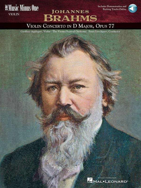 Cover: 9781596151376 | Brahms - Violin Concerto in D Major, Op. 77 | Music Minus One Violin