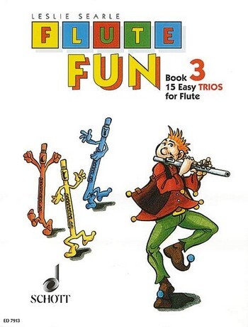 Cover: 9790001081887 | Flute Fun | 15 Easy Trios. Vol. 3. 3 Flöten. Spielpartitur. | Searle