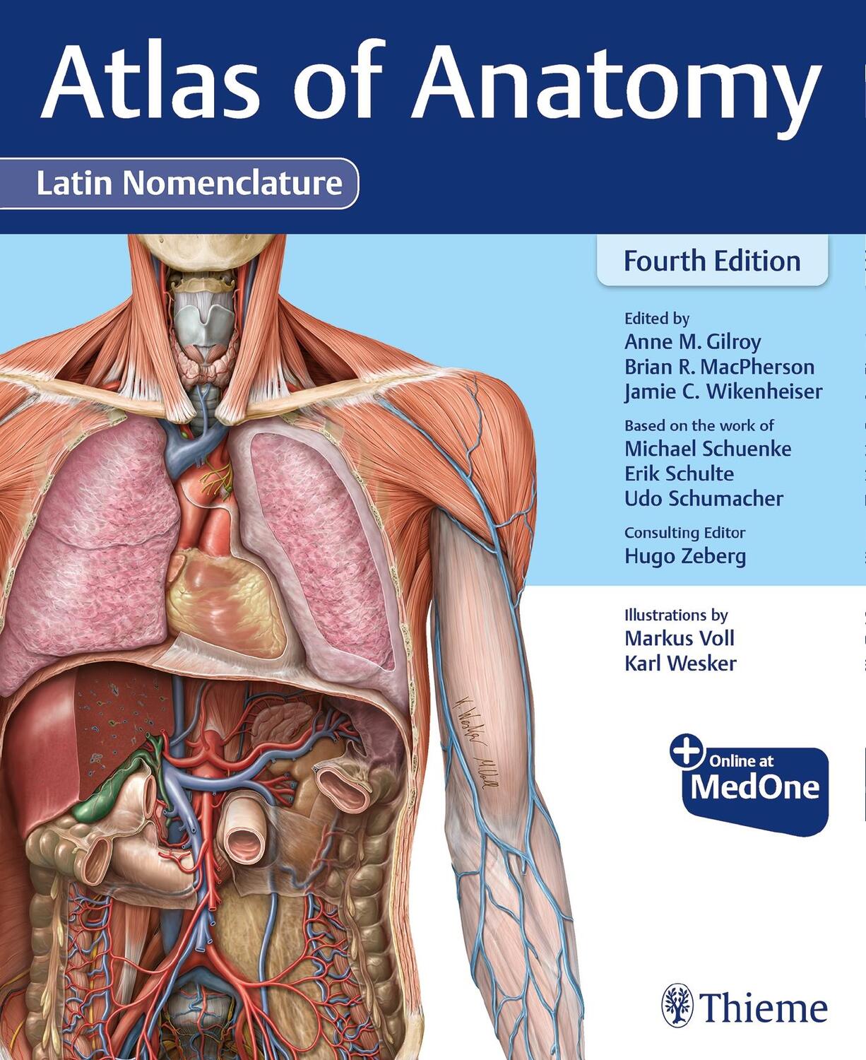 Cover: 9781684204519 | Atlas of Anatomy, Latin Nomenclature + Online at MedOne | Buch | 2021