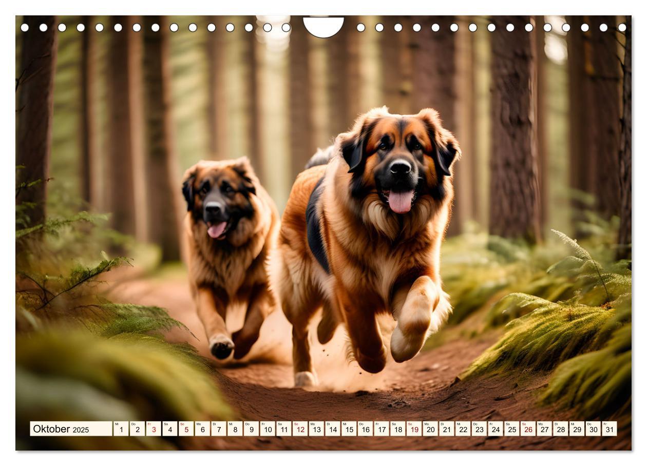 Bild: 9783457244487 | Leonberger - der zahme Löwe (Wandkalender 2025 DIN A4 quer),...