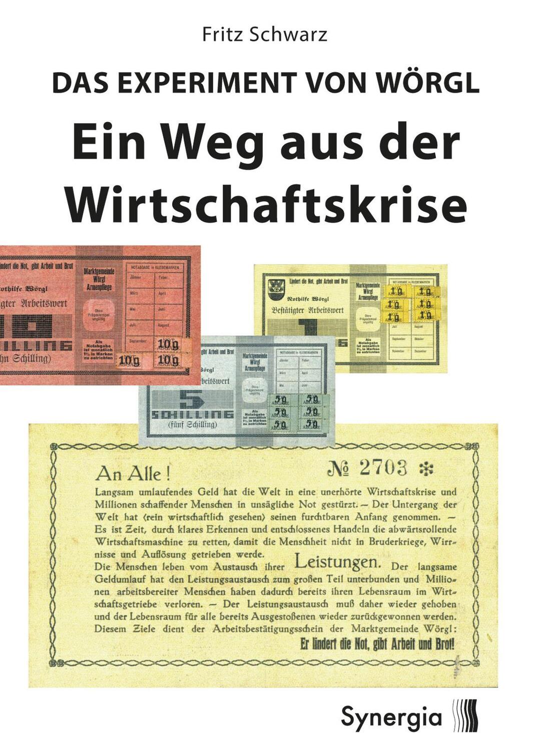 Cover: 9783981089455 | Das Experiment von Wörgl | Ein Weg aus der Wirtschaftskrise | Schwarz