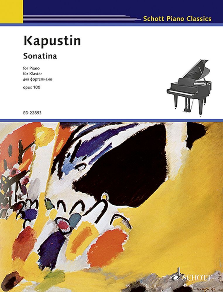 Cover: 841886032859 | Sonatina Op. 100 | Nikolai Kapustin | Buch | Schott Music
