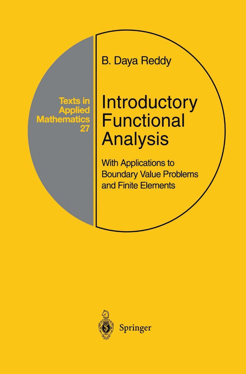 Cover: 9780387983073 | Introductory Functional Analysis | B. D. Reddy | Buch | XIV | Englisch