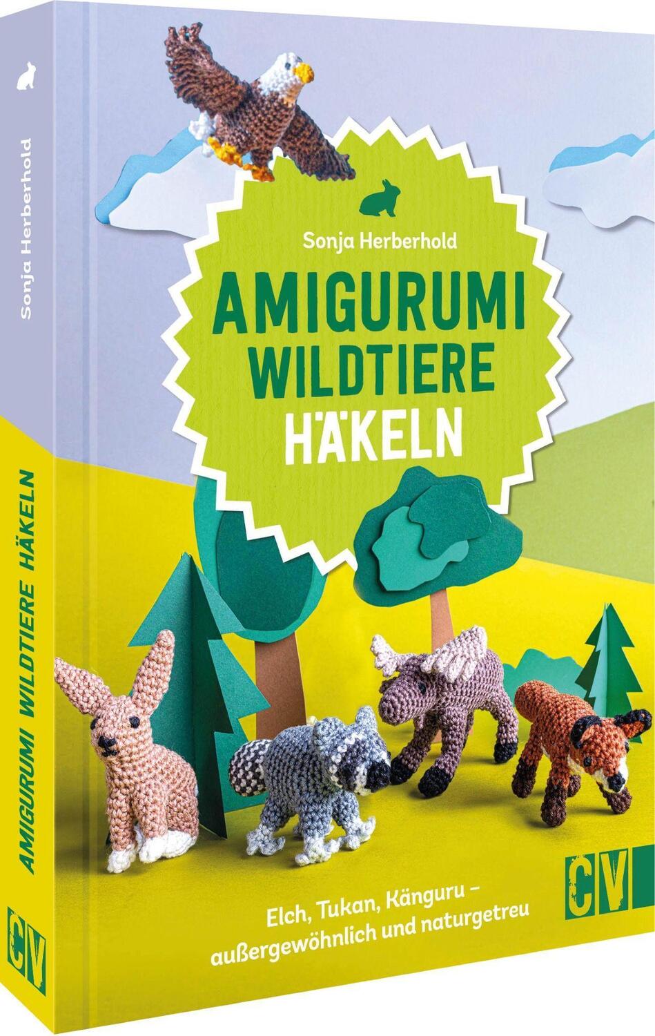 Cover: 9783841067340 | Amigurumi Wildtiere häkeln | Sonja Herberhold | Taschenbuch | Deutsch