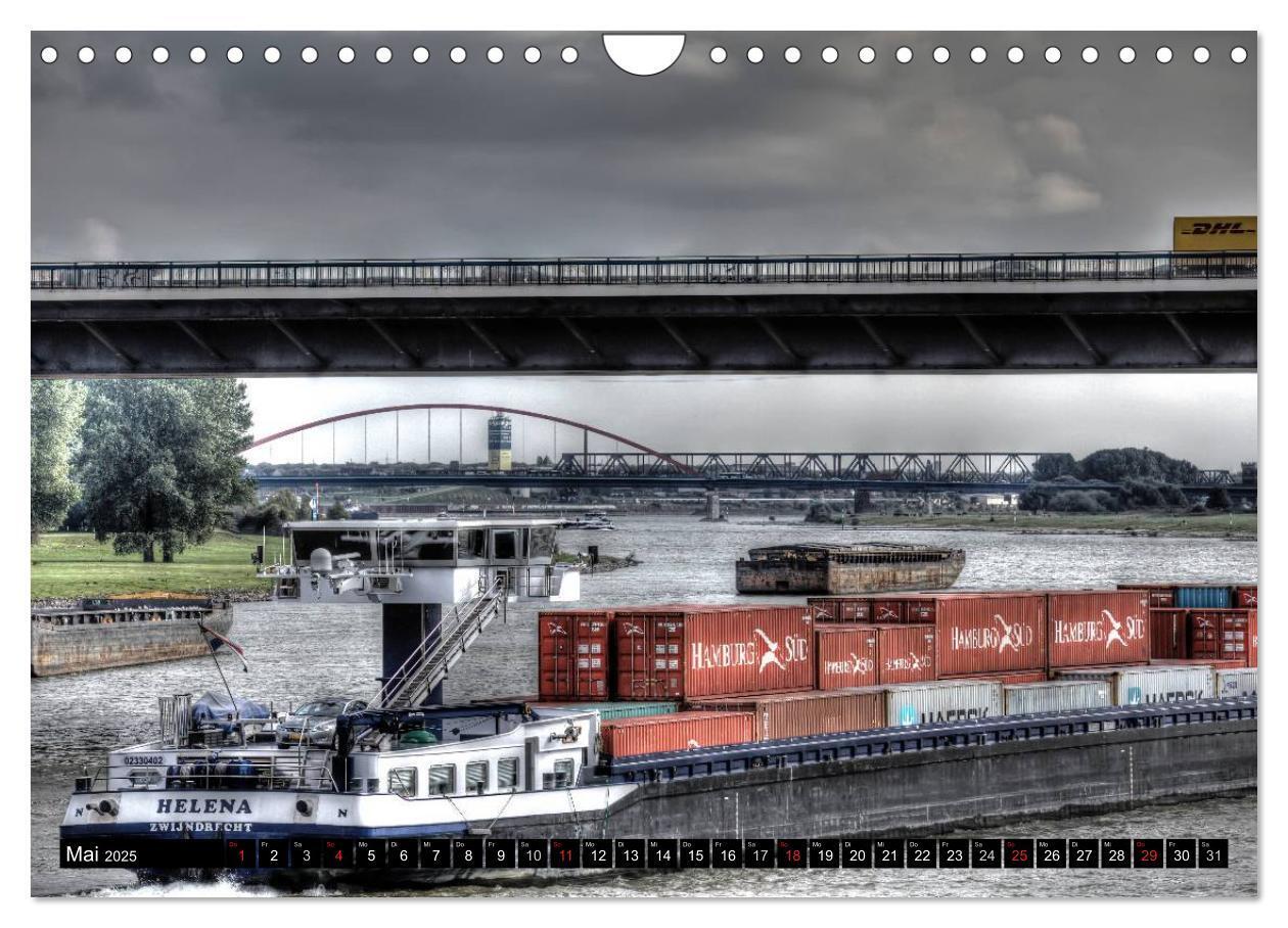 Bild: 9783435519316 | Duisburg am Rhein - R(h)einblicke (Wandkalender 2025 DIN A4 quer),...