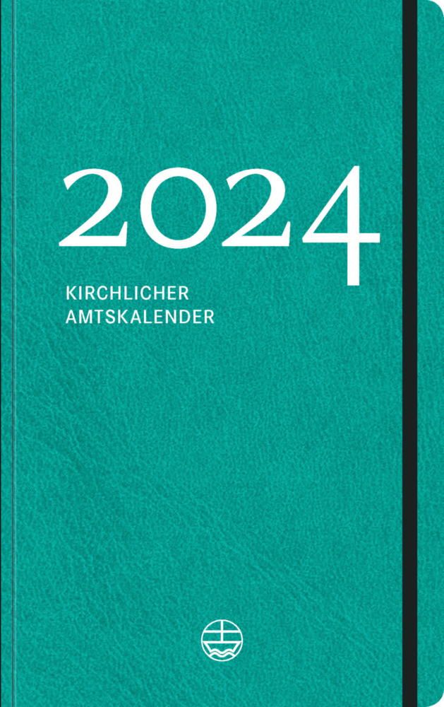 Cover: 9783374073887 | Kirchlicher Amtskalender 2024 - petrol | Jörg Neijenhuis | Buch | 2024