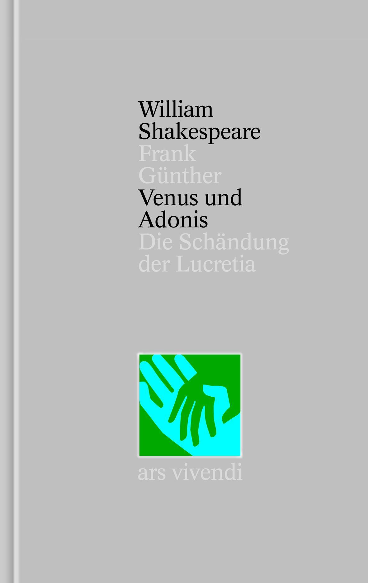 Cover: 9783897161948 | Venus und Adonis - Die Schändung der Lucretia - Nichtdramatische...