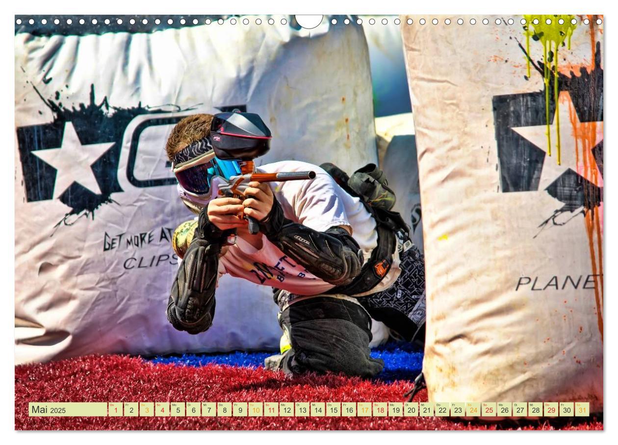 Bild: 9783435471553 | Paintball - so cool (Wandkalender 2025 DIN A3 quer), CALVENDO...