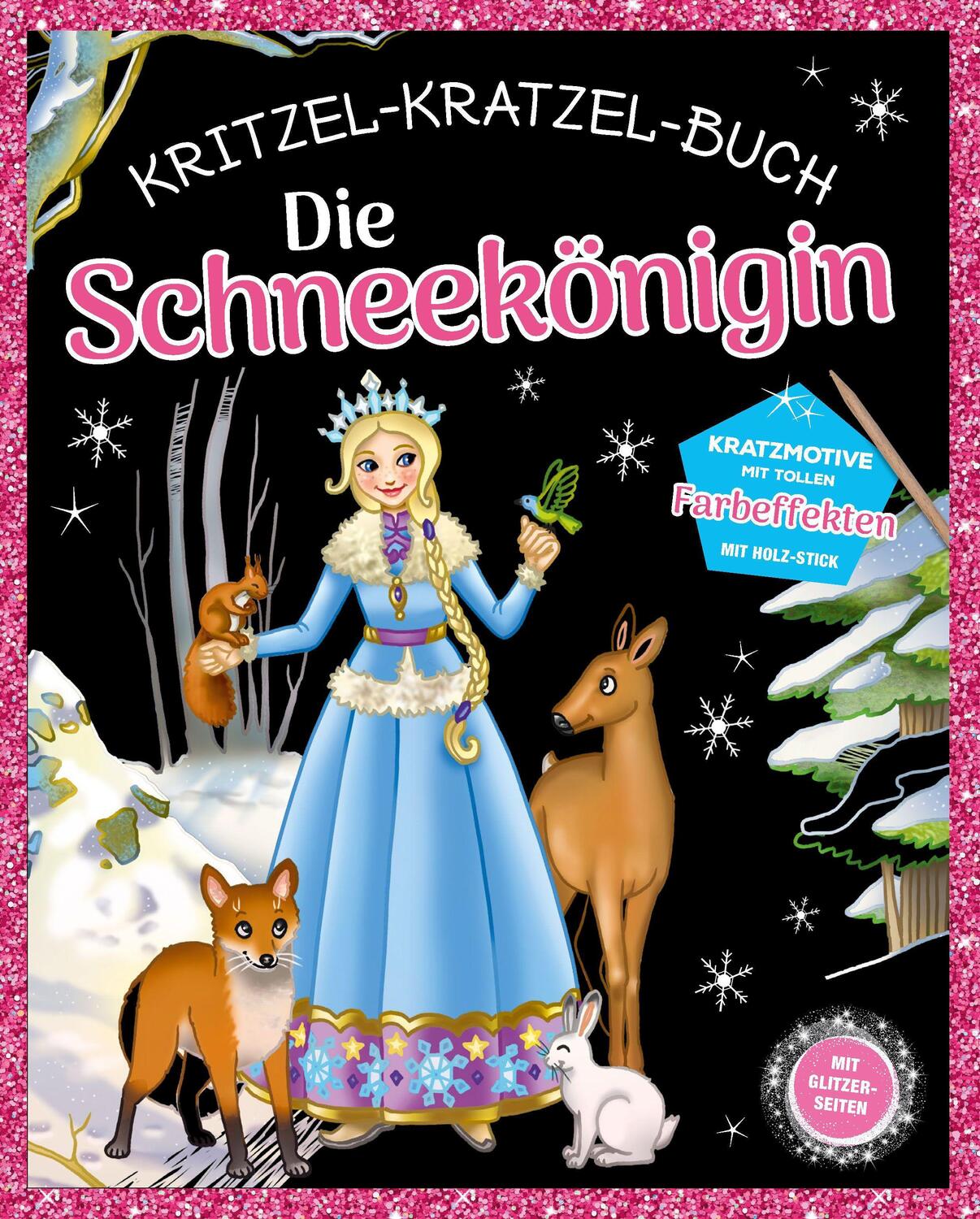 Cover: 9783849932510 | Die Schneekönigin Kritzel-Kratzel-Buch für Kinder ab 5 Jahren | Buch