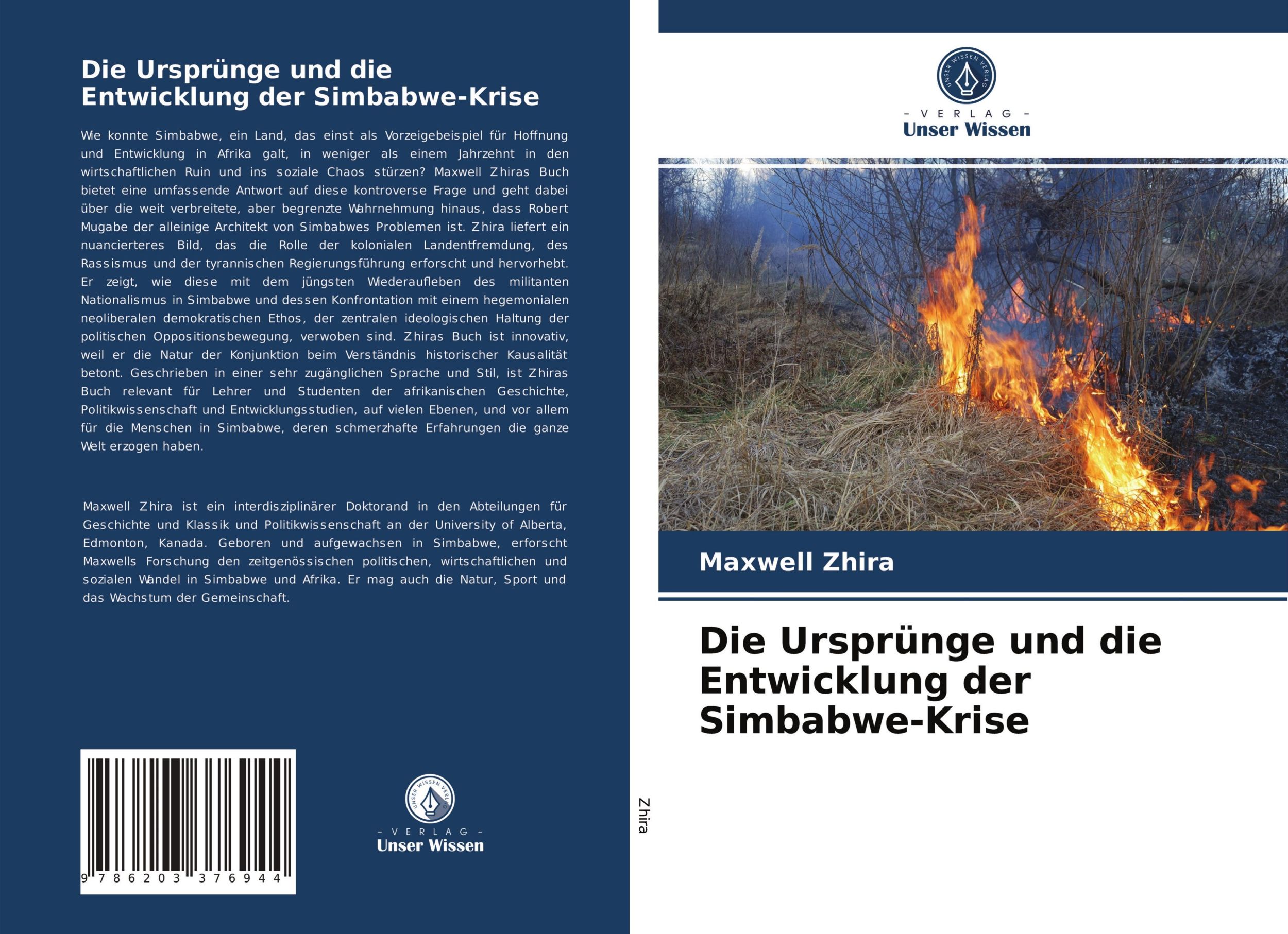 Cover: 9786203376944 | Die Ursprünge und die Entwicklung der Simbabwe-Krise | Maxwell Zhira