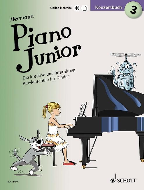 Cover: 9783795706166 | Piano Junior: Konzertbuch 3 | Hans-Günter Heumann | Broschüre | 2019