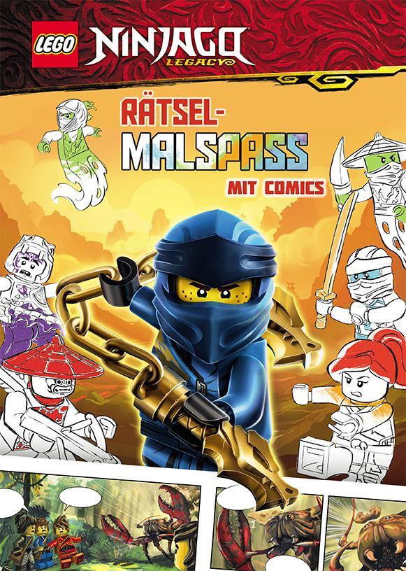 Cover: 9783960804611 | LEGO® NINJAGO® - Rätselmalspaß mit Comics | Ameet Verlag | Taschenbuch