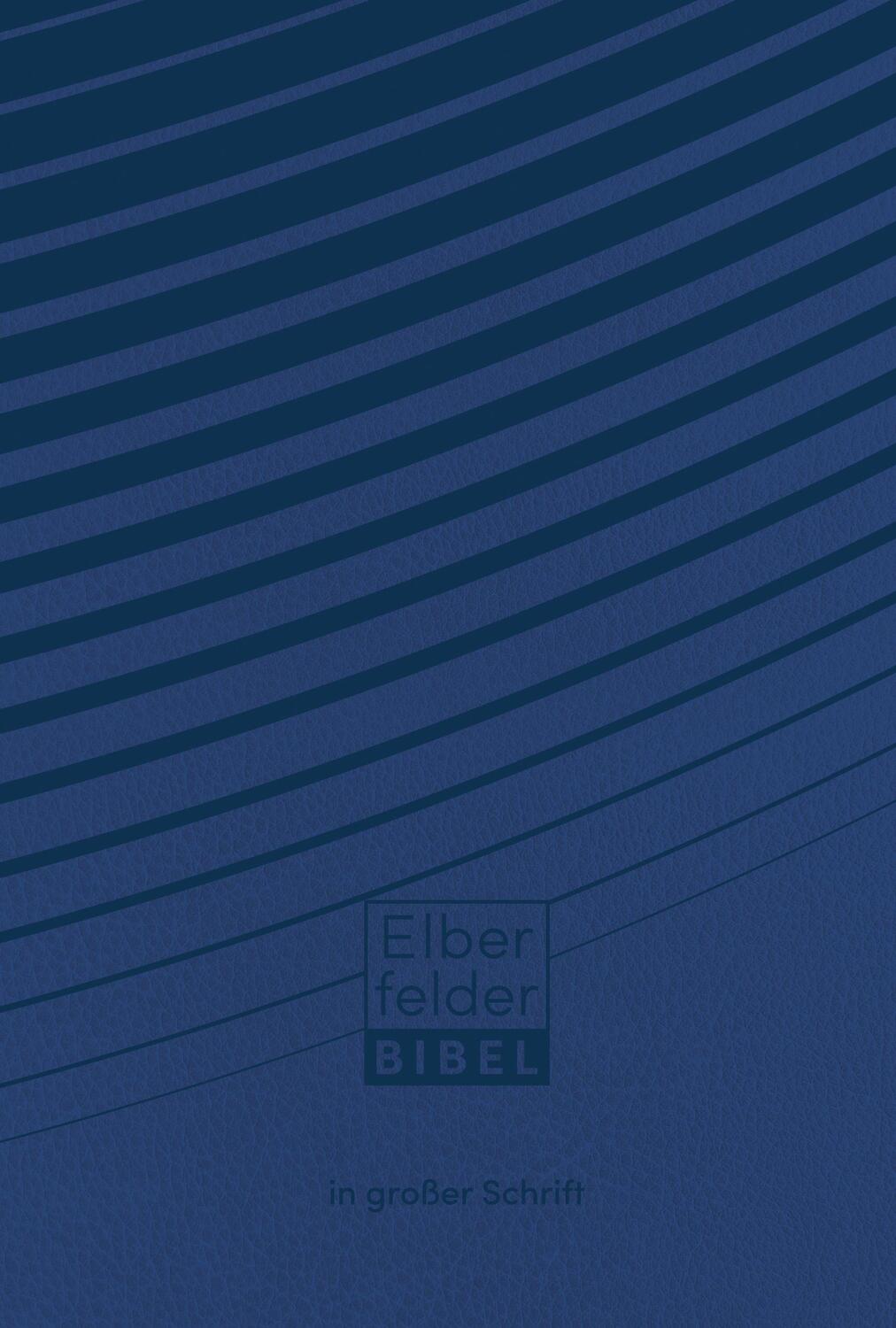 Cover: 9783417020090 | Elberfelder Bibel in großer Schrift, Kunstleder | Taschenbuch | 2022