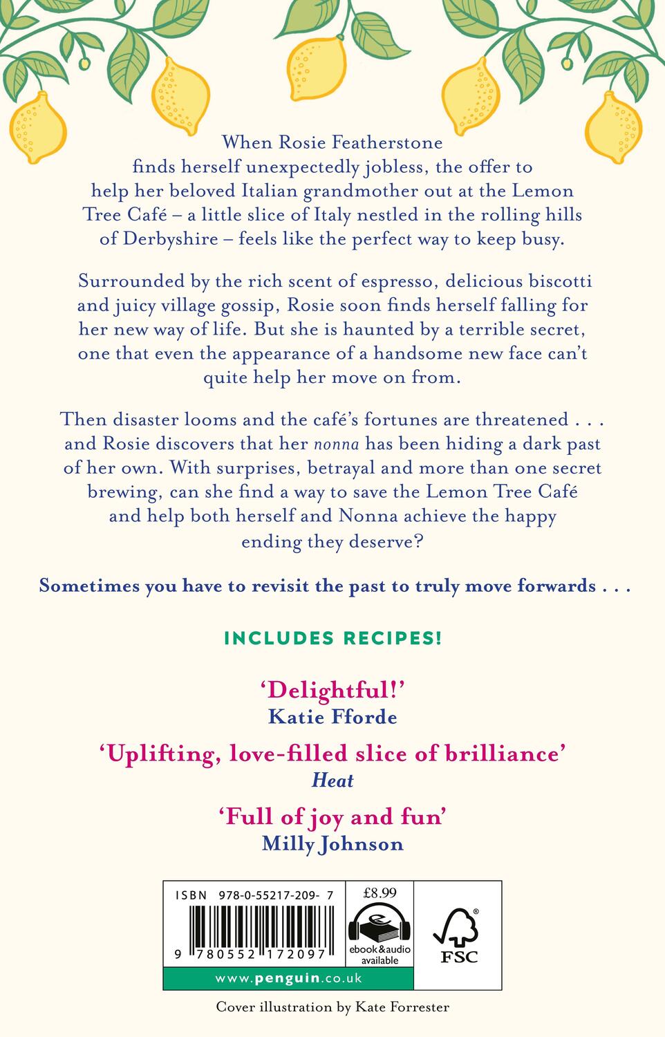 Rückseite: 9780552172097 | The Lemon Tree Cafe | The Heart-warming Sunday Times Bestseller | Buch