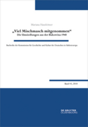 Cover: 9783110588910 | "Viel Mischmasch mitgenommen" | Mariana Hausleitner | Buch | 2018