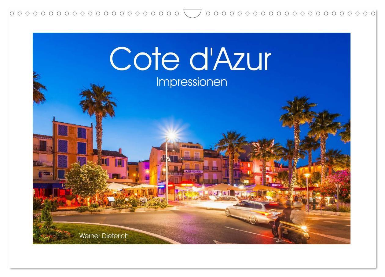 Cover: 9783675700017 | COTE D'AZUR Impressionen (Wandkalender 2024 DIN A3 quer), CALVENDO...