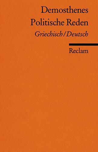 Cover: 9783150009574 | Politische Reden | Demosthenes | Taschenbuch | Deutsch | 1986