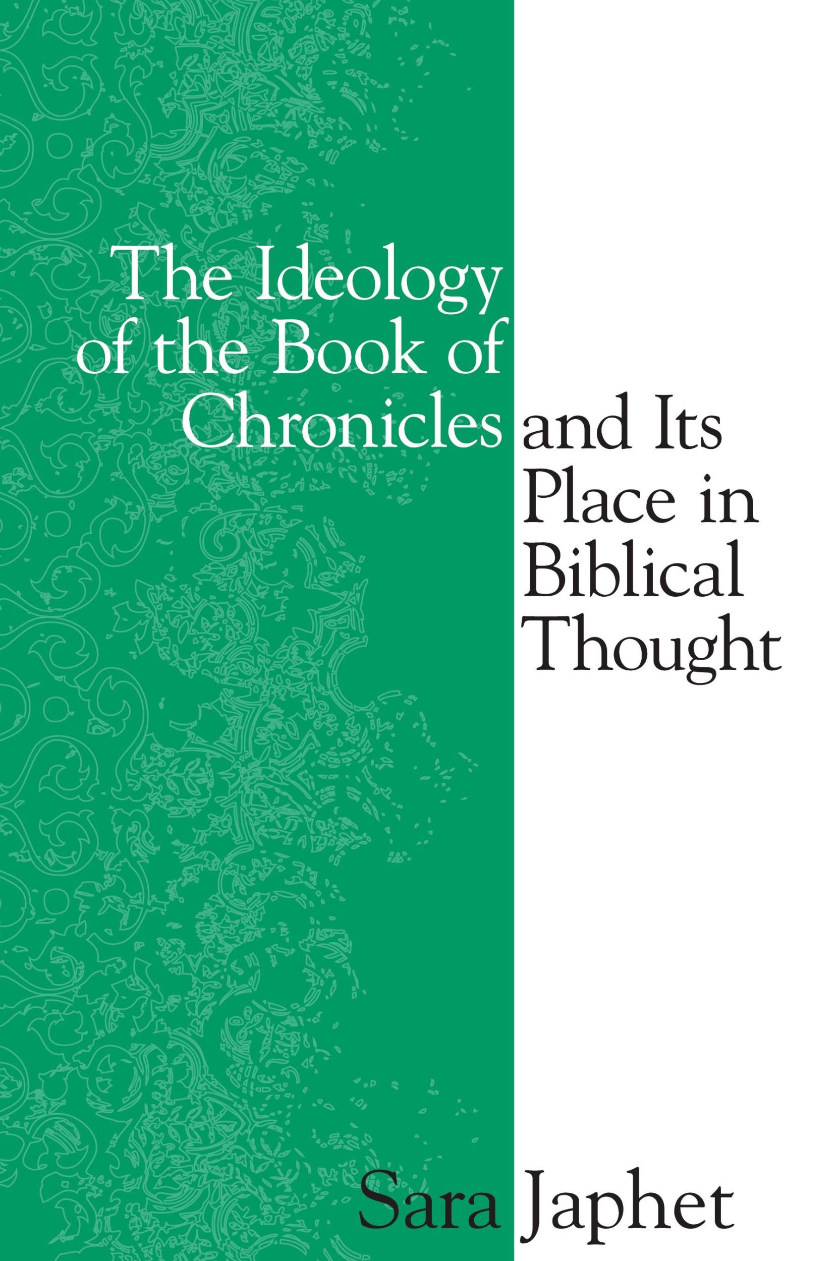 Cover: 9781575061597 | The Ideology of the Book of Chronicles and Its Place in Biblical...