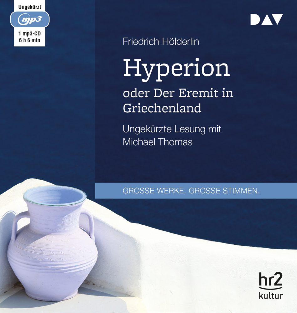 Cover: 9783742406927 | Hyperion oder Der Eremit in Griechenland, 1 Audio-CD, 1 MP3 | Audio-CD