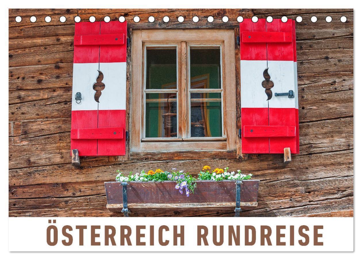 Cover: 9783383181856 | Österreich Rundreise (Tischkalender 2024 DIN A5 quer), CALVENDO...