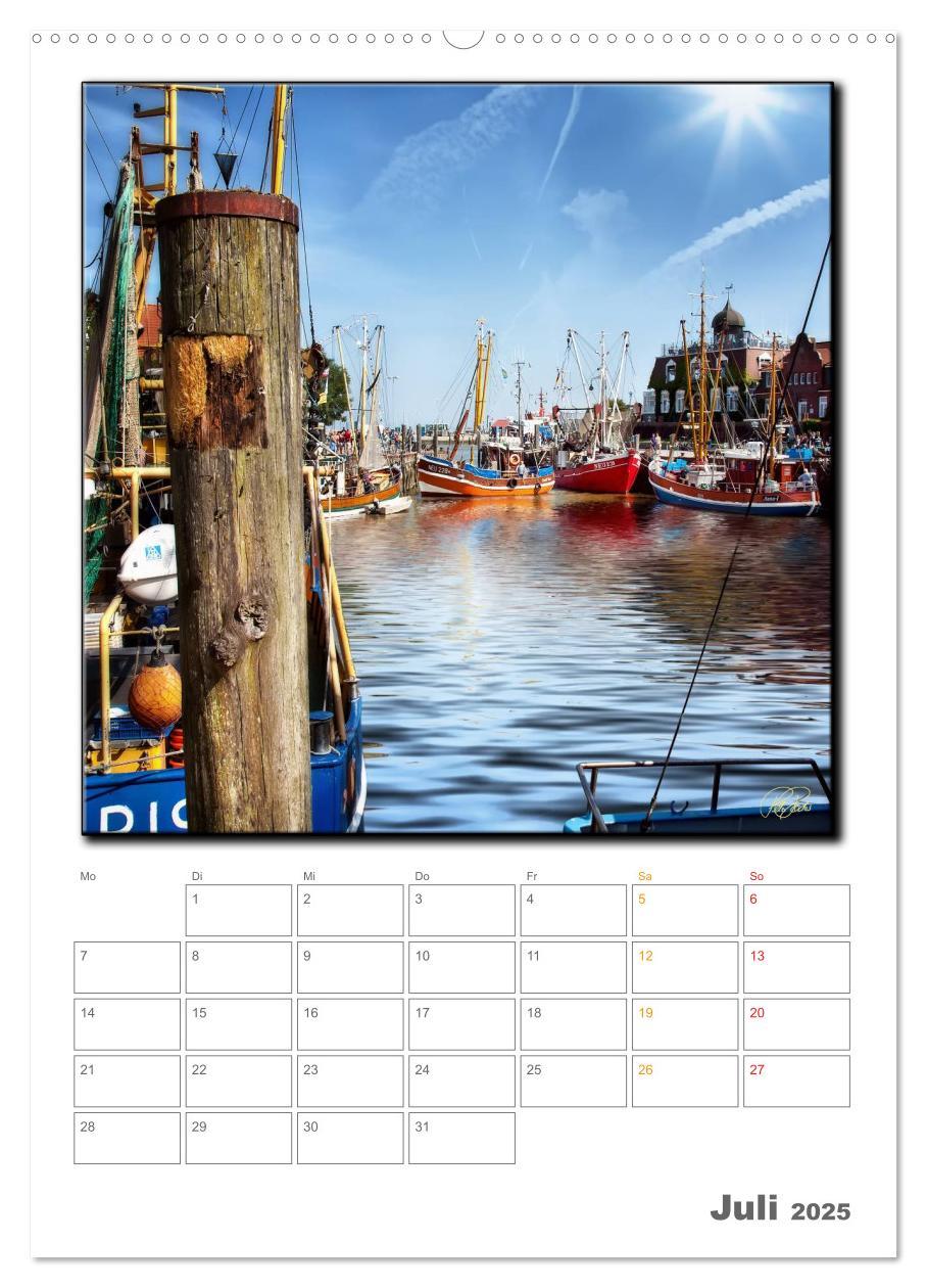 Bild: 9783457049457 | Ostfriesland - Hafen Neuharlingersiel (Wandkalender 2025 DIN A2...