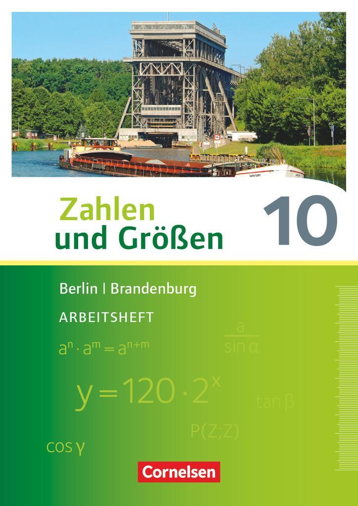 Cover: 9783060085606 | Zahlen und Größen 10. Schuljahr - Berlin und Brandenburg -...