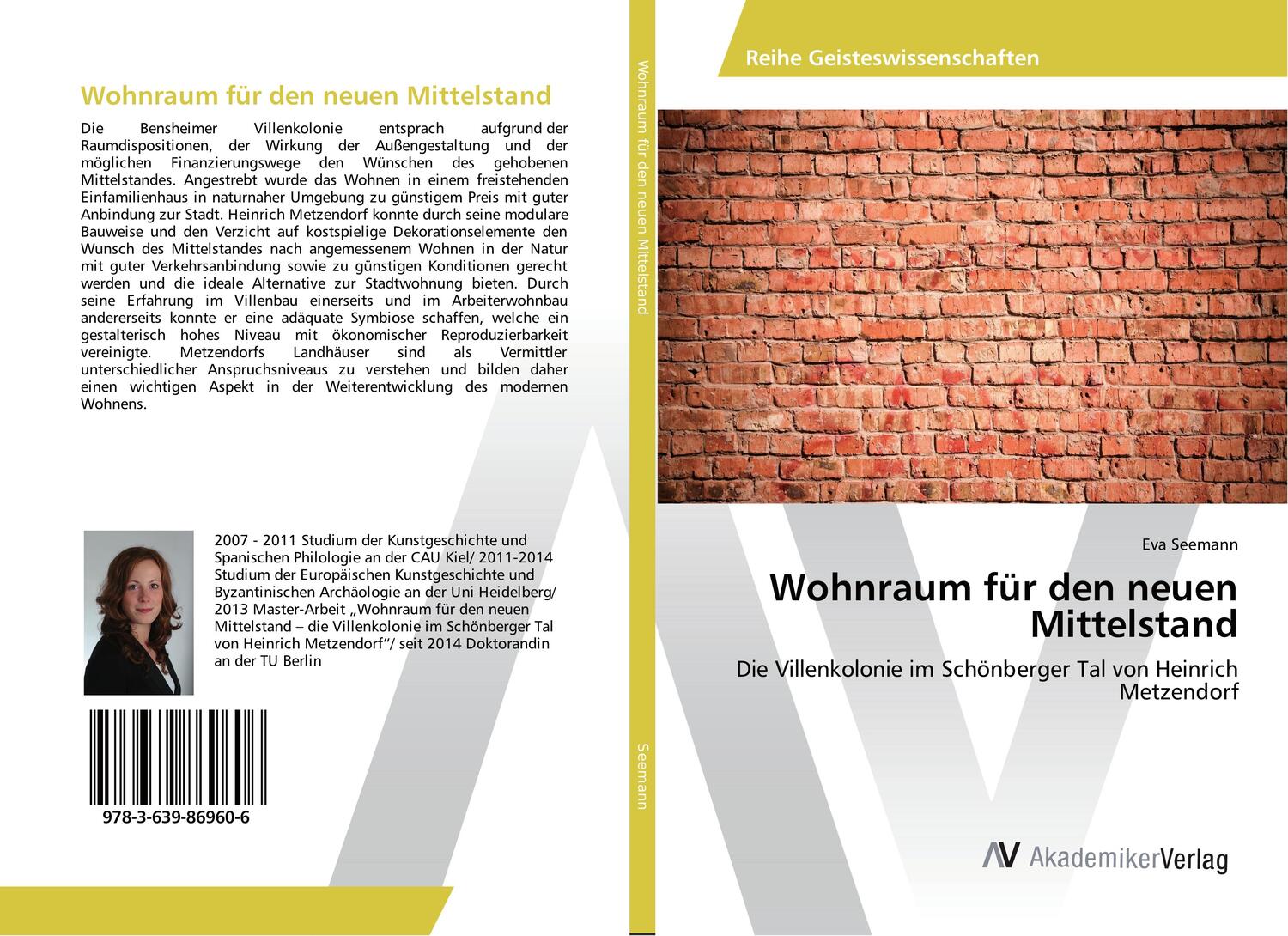 Cover: 9783639869606 | Wohnraum für den neuen Mittelstand | Eva Seemann | Taschenbuch | 2015