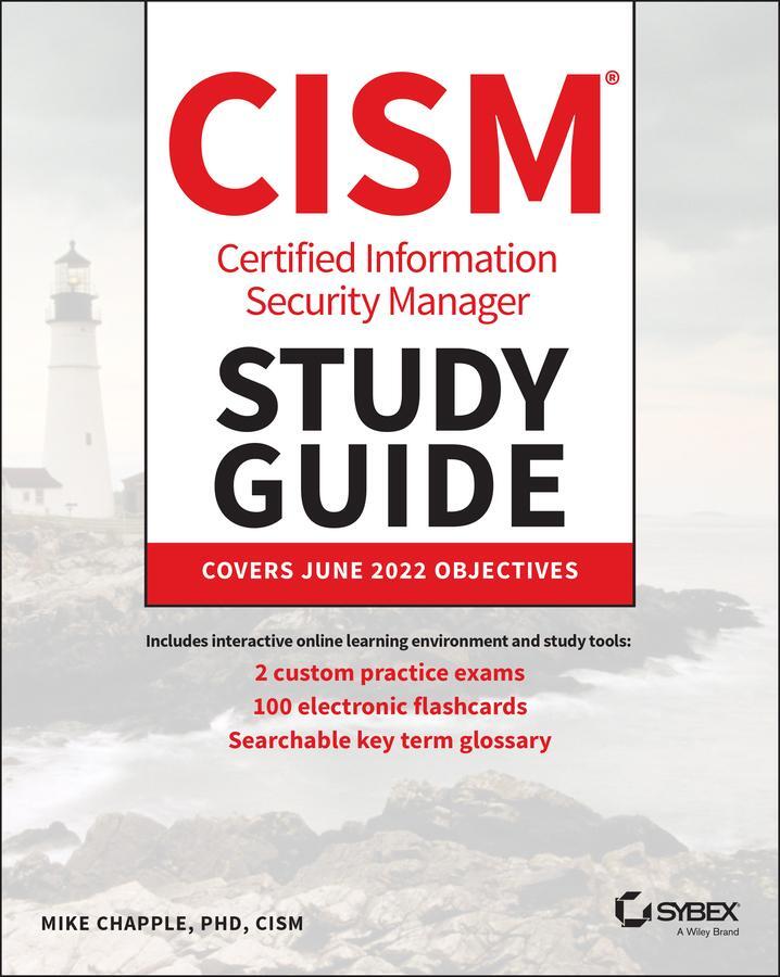 Cover: 9781119801931 | CISM Certified Information Security Manager Study Guide | Mike Chapple