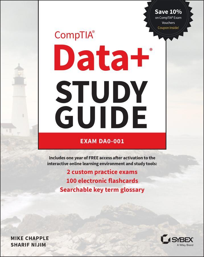 Cover: 9781119845256 | CompTIA Data+ Study Guide | Exam DA0-001 | Mike Chapple (u. a.) | Buch