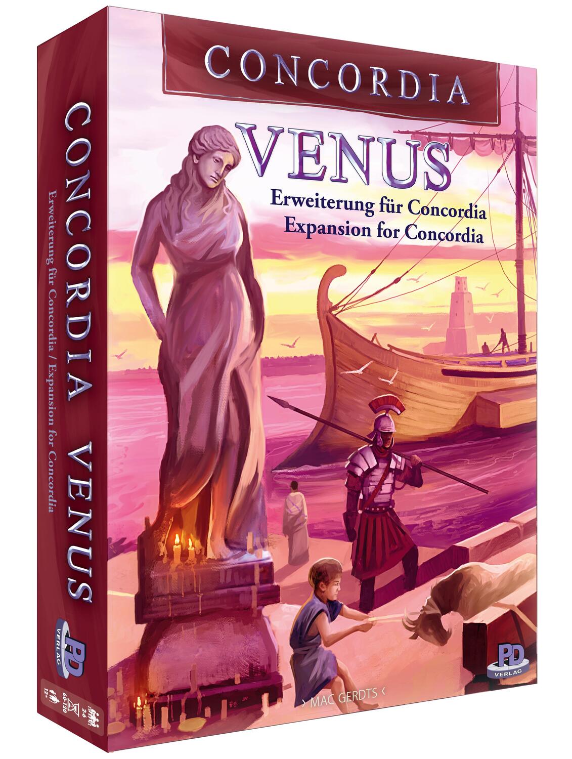 Cover: 4280000097217 | Concordia Venus | Erweiterung für Concordia | Mac Gerdts | Spiel