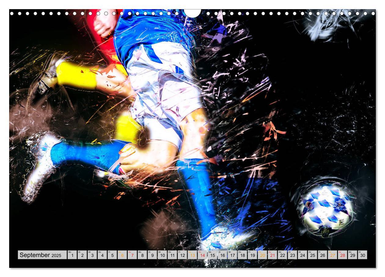 Bild: 9783435161140 | Fußball - extrem (Wandkalender 2025 DIN A3 quer), CALVENDO...