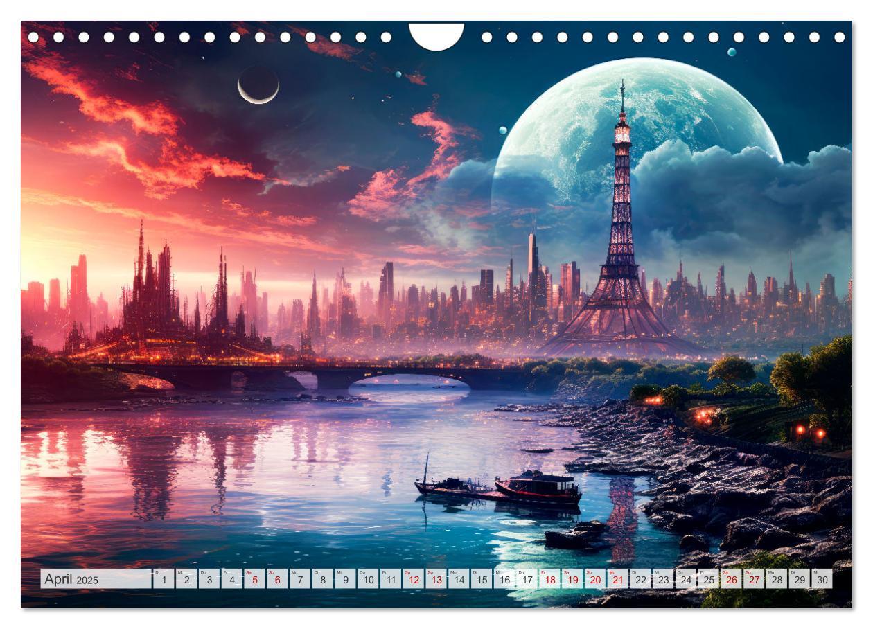 Bild: 9783383841729 | SCIENCE-FICTION Leben auf fernen Planeten (Wandkalender 2025 DIN A4...